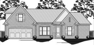 Memphis Home Builders | 14 90A Model Elevation