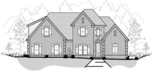 Memphis Home Builders 22 79R Reverse Elevation