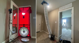 Blower Door Testing