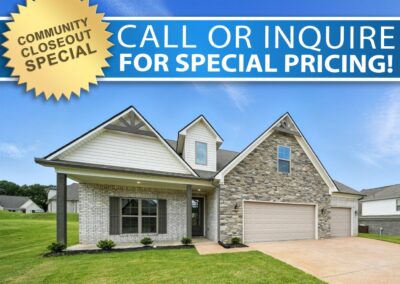 Community Closeout 131 Pritchett Cv Lot 80 Walker Meadows 5 Midsouth Homebuilder DD Homes Atoka Homebuilder 12.11.25