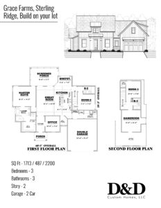Floor Plan (Grace Farms) Version 1 D&D Custom Homes