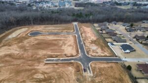 Lennox Village Drone Photos (1) Midsouth Homebuilder, D&D Homes, Atoka Homebuilder 1.6.25