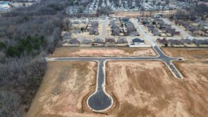 Lennox Village Drone Photos (4) Midsouth Homebuilder, D&D Homes, Atoka Homebuilder 1.6.25