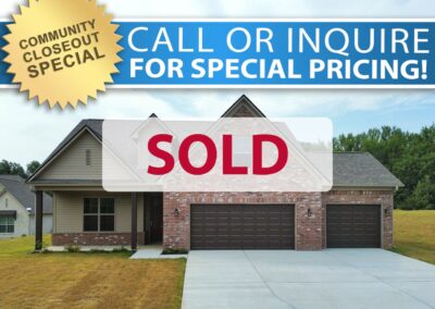 Closeout Bannter 1461 Armstrong Rd Lot 2 Cardinal Estates 2 Midsouth Homebuilder DD Homes Atoka Homebuilder 7.31.25