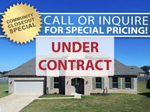 Under Contract Community Special 56 S Bigham Cv Lot 63 Walker Meadows 1 Midsouth Homebuilder DD Homes Atoka Homebuilder 1.22.26